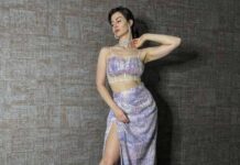 जॉर्जिया एंड्रियानी ने इस हॉट ड्रेस में उड़ाए लोगो के होश, लग रही है कातिलाना इस हाई स्लिट कट ड्रेस में Georgia Andriani stunned people in this hot dress looks killer in this high slit cut dress