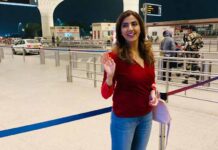 अभिनेत्री ज्योति सक्सेना अपने नए साल की शुरवात करने गयी दुबई, हुई एयरपोर्ट पे स्पॉट, लग रही थी कातिलाना Jyoti Saxena Rings In Christmas Vibes; Looks Alluring In Her Red Sweatshirt As She Heads For A Mini Vacation To Dubai