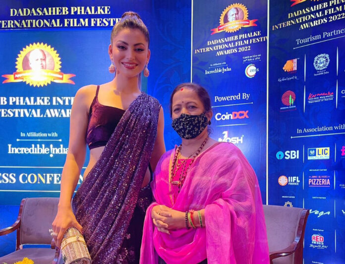 Urvashi Rautela called as “Diamond Of India” by Mayor of Maharashtra Kishori Pednekar who also thanked her parents for giving her birth and for creating history for India