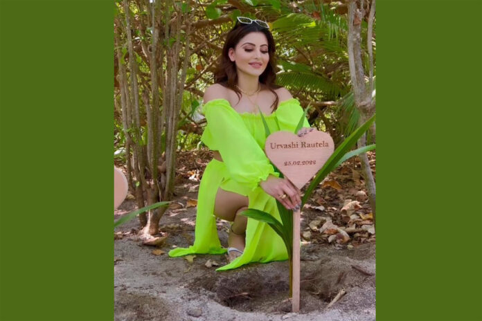 Urvashi Rautela Intents To Plan 100 Trees Each Year On Her Birthday To Protect The Environment- Check Out The Video