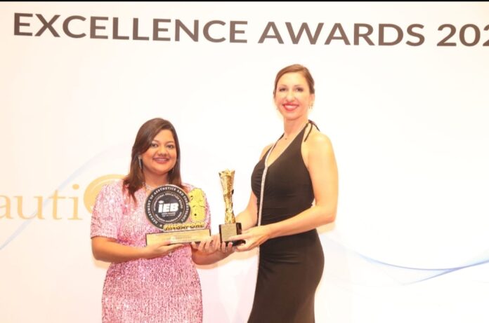 Renowned Cosmetologist of Surat Dr Surbhi Patki bags International award for excellence in Cosmetology