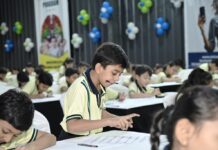 राष्ट्रीय स्तर की अलोहा बैटल ऑफ ब्रेन प्रतियोगिता प्रतियोगिता में 1200 से अधिक छात्रों ने भाग लिया