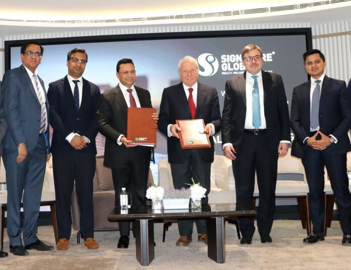 Signature Global, Ceeco Haroon, earthquake-resistant technology, Indo-Italian joint venture.