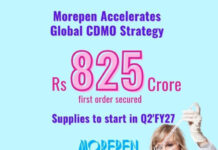 मोरेपेन को ₹825 करोड़ का वैश्विक सौदा प्राप्त हुआ, उच्च-विकास CDMO सेगमेंट में विस्तार